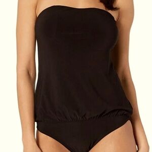 NWOT. Norma Kamali babydoll one-piece swimsuit.